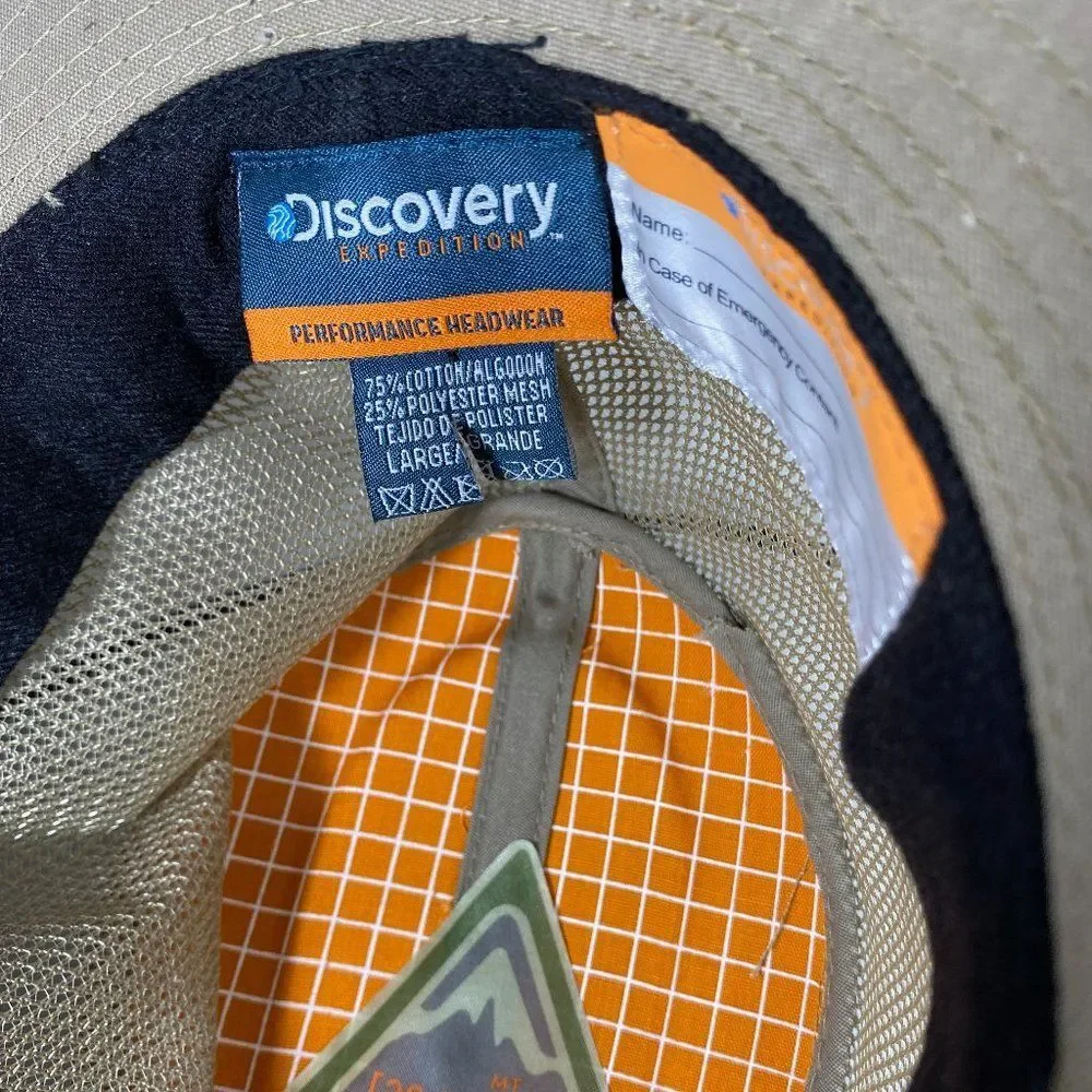 Discovery  Outdoors Mesh Sidewall Wide Brim Hat * - Picture 10 of 10